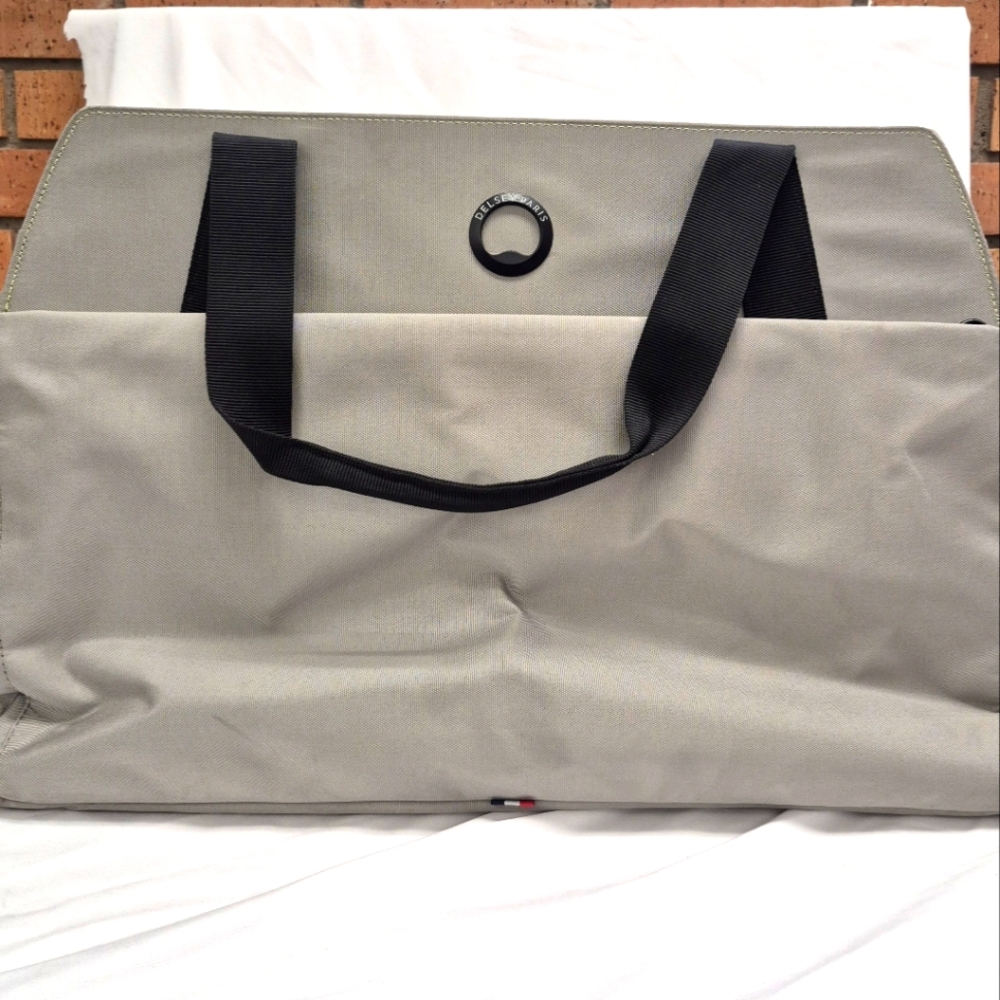 Delsey Paris Daily's Grey Carry-on Duffle with 15.6" Laptop Sleeve 22"x13.5"x6"